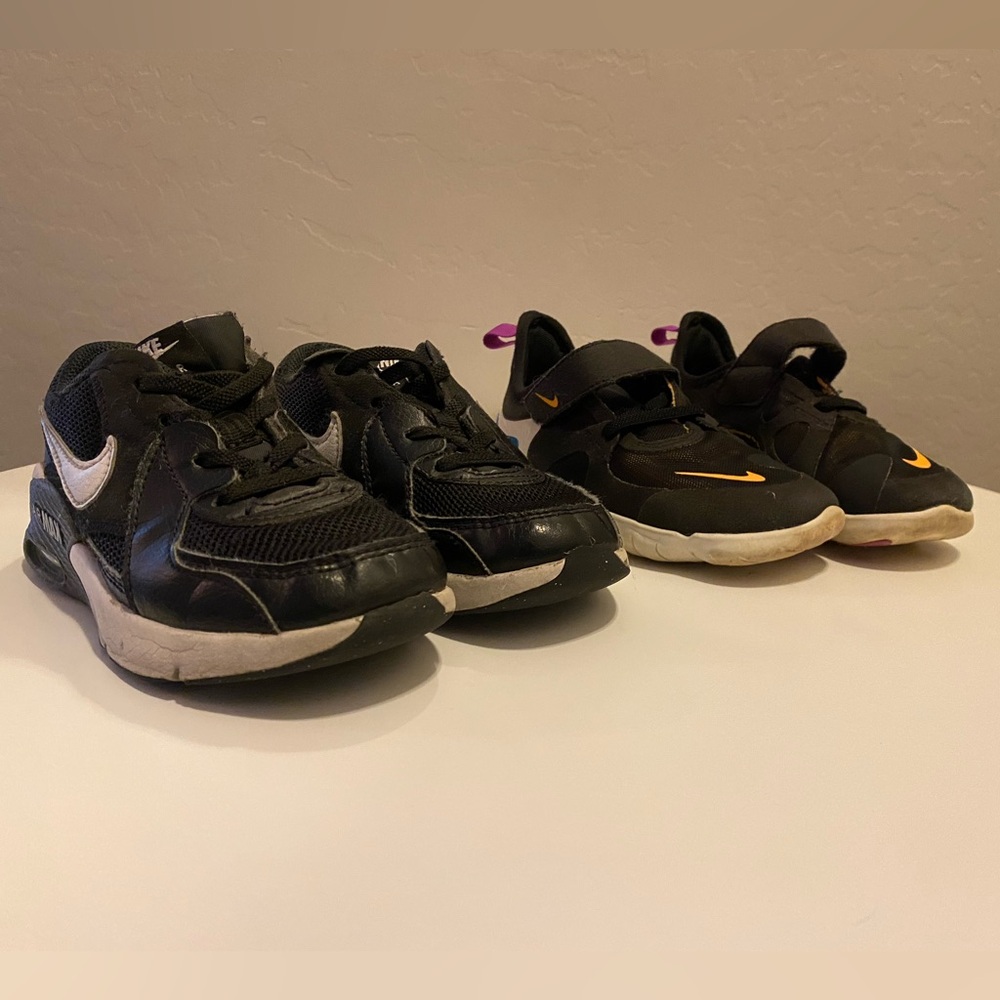 2 pairs of kids 11c Nike (Air Max & Nike Free Run 5.0)